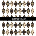 Haunted Toile Torn Pages UV DTF Decal sheets 6 Designs available