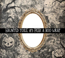 Haunted Toile Precut Peek a Boo Frame vinyl tumbler wraps 4 designs