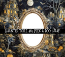 Haunted Toile Precut Peek a Boo Frame vinyl tumbler wraps 4 designs