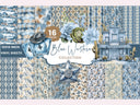 Blue Western Vinyl collection- 12x12 vinyl sheets-16 designs available