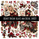 Heartbreak Alice UV DTF Decal sheets 20 Designs available