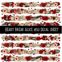 Heartbreak Alice UV DTF Decal sheets 20 Designs available