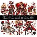 Heartbreak Alice UV DTF Decal sheets 20 Designs available