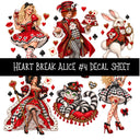 Heartbreak Alice UV DTF Decal sheets 20 Designs available