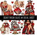 Heartbreak Alice UV DTF Decal sheets 20 Designs available