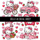 Hello UV DTF Decal sheets 11 Designs available