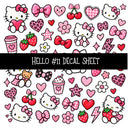 Hello UV DTF Decal sheets 11 Designs available