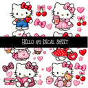 Hello UV DTF Decal sheets 11 Designs available