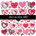 Hello UV DTF Decal sheets 11 Designs available