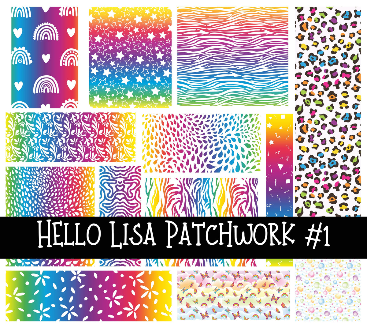 Hello Lisa Hello Lisa Doodle Patchwork Sets 2 styles available – Kraft Craze