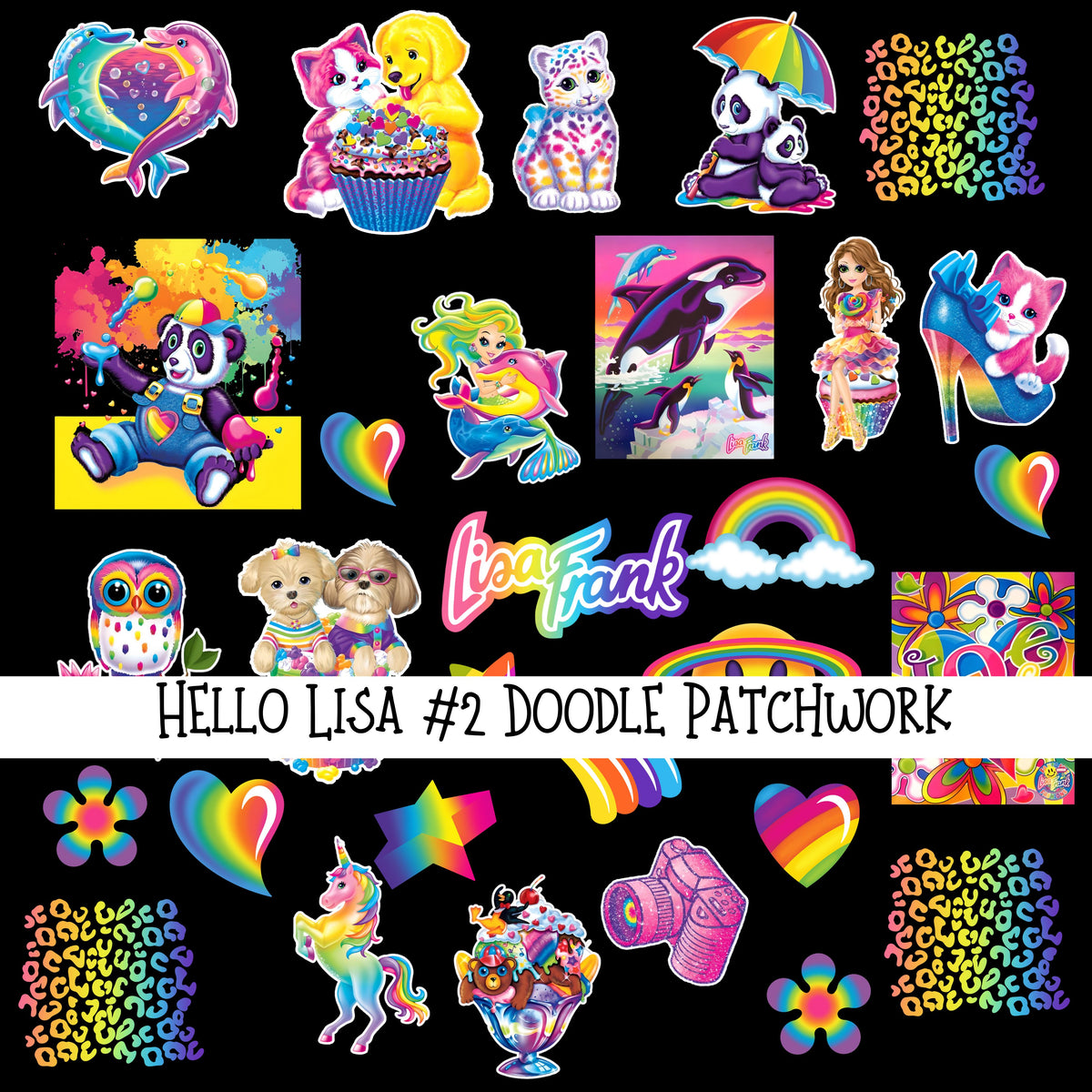 Hello Lisa Doodle Patchwork Sets 2 styles available