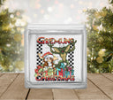 Gremlins Christmas Glass Block Decal