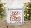 Ginger Blessings Glass Block Decal