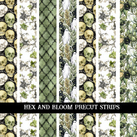 Hex and Bloom precut Strips 12x12 vinyl sheet