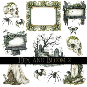 Hex and Bloom Collection Decal sheets- 8 styles
