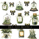 Hex and Bloom Collection Decal sheets- 8 styles