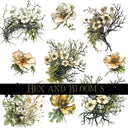 Hex and Bloom Collection Decal sheets- 8 styles
