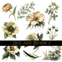 Hex and Bloom Collection Decal sheets- 8 styles