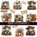 Highland Harvest UV DTF Decal Sheets 3 Designs