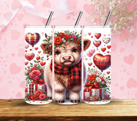Highland Hearts Vinyl Tumbler wraps
