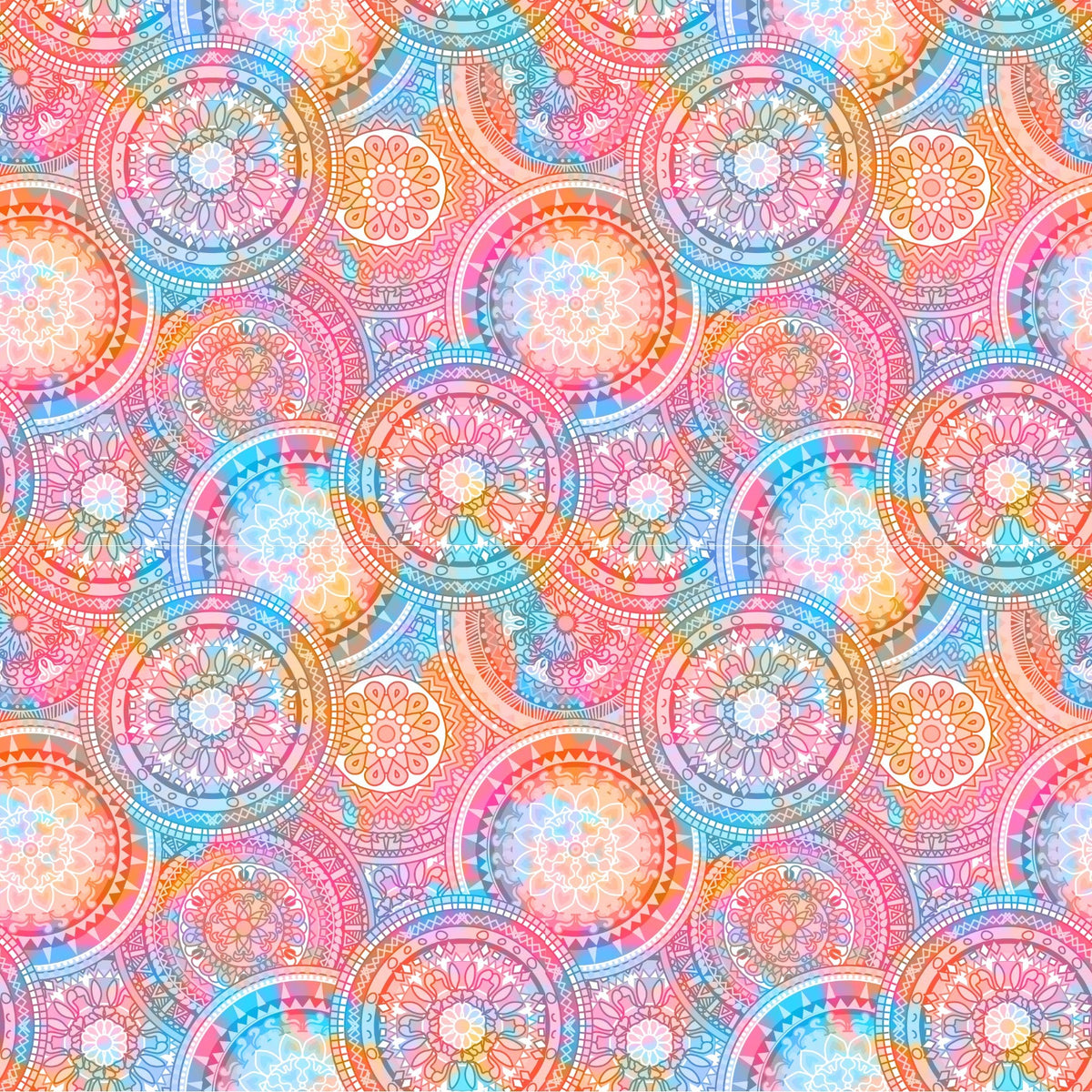 Hippie Mandala - Adhesive Vinyl