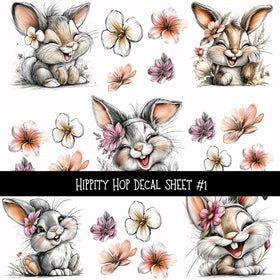Hippity Hop UV DTF Decal sheets 2 to choose from