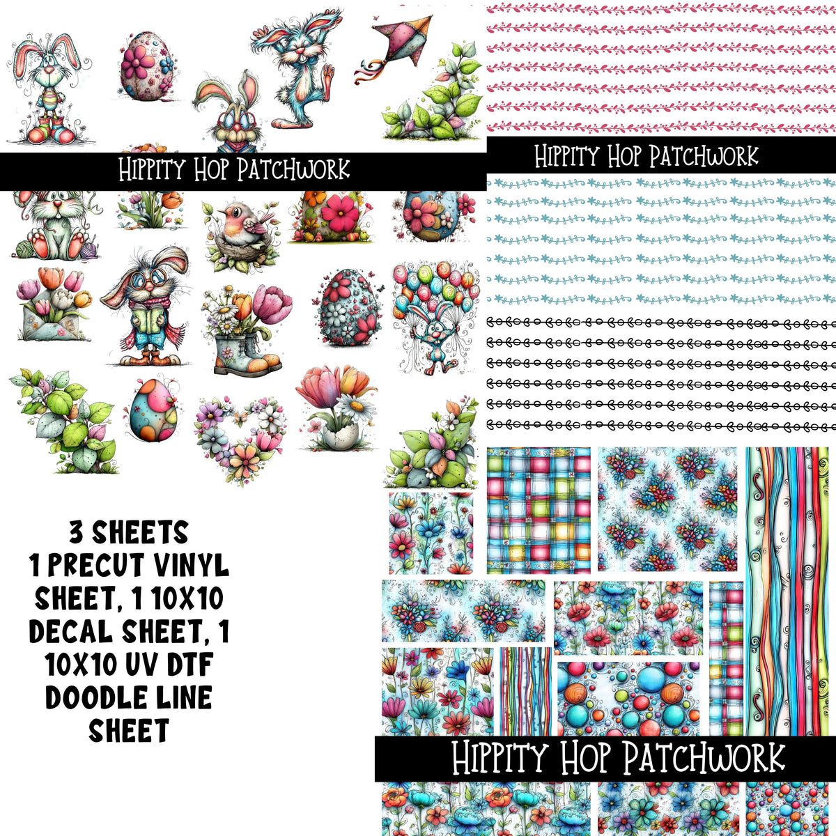 Hippity Hop Patchwork Set