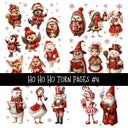 Ho Ho Ho Torn Pages UV DTF Decal sheets 11 Designs available