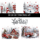 Ho Ho Ho Torn Pages UV DTF Decal sheets 11 Designs available