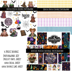 Hocus Pocus Doodle Patchwork Set