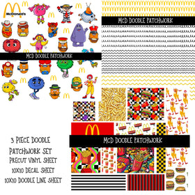 McD's Doodle Patchwork Set