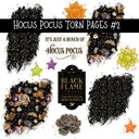 Hocus Pocus Torn Pages UV DTF Decal sheets 3 designs available