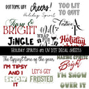 Holiday Spirits UV DTF Decal sheets 5 designs available