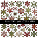 Holiday Spirits UV DTF Decal sheets 5 designs available