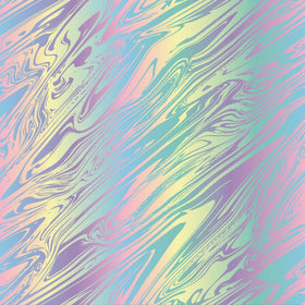 Holographic Look Printed Marble - Adhesive Vinyl