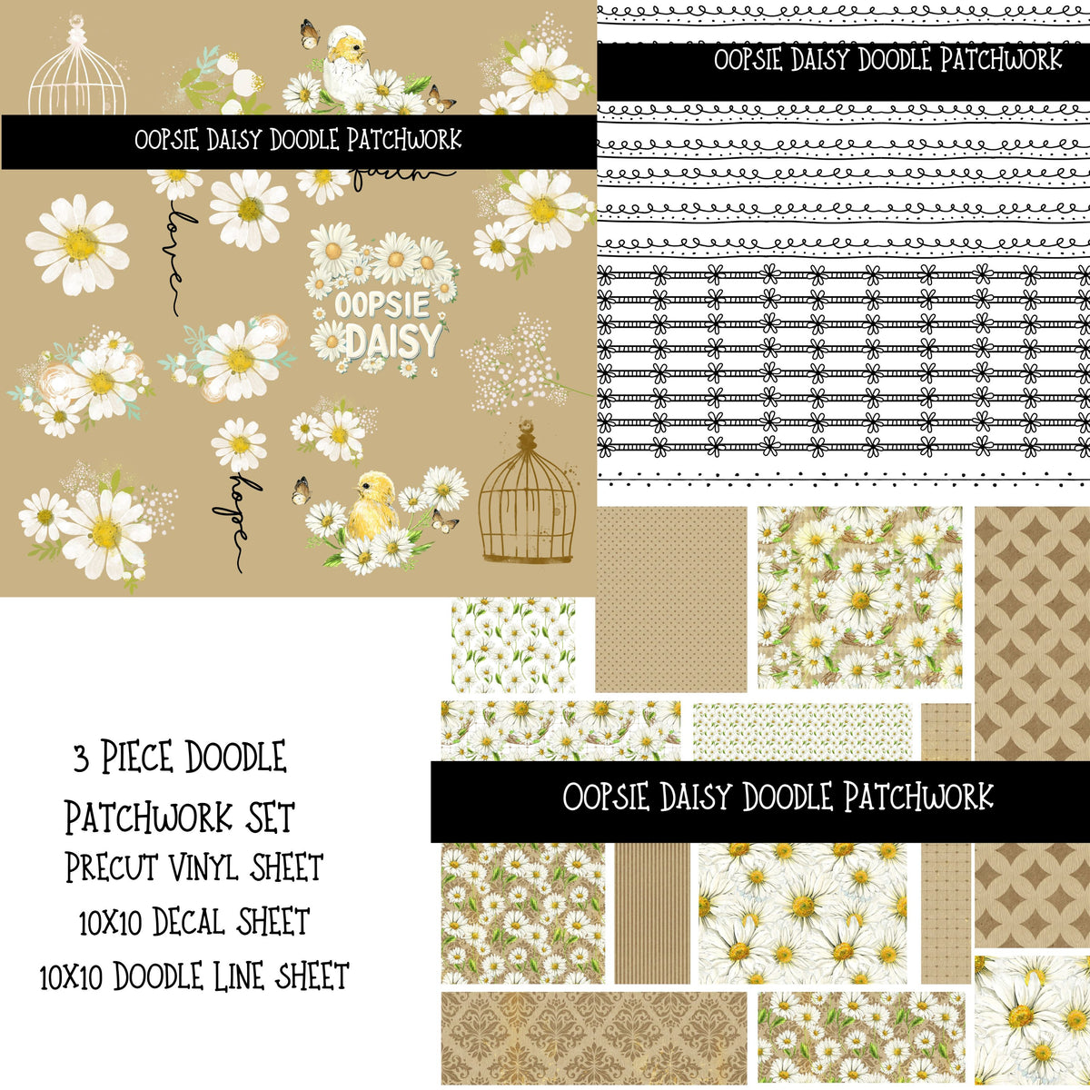 Oopsie Daisy Doodle Patchwork Set