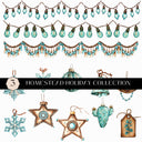 Homestead Holiday Collection UV DTF Decal Sheets- 6 Designs