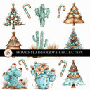 Homestead Holiday Collection UV DTF Decal Sheets- 6 Designs