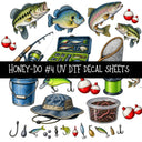 Honey-Do UV DTF Decal sheets 9 Designs available
