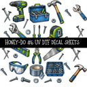 Honey-Do UV DTF Decal sheets 9 Designs available