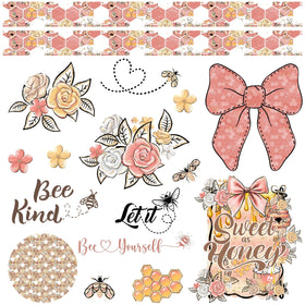 Honey Bee UV DTF Decal Sheets- 2 Design Options