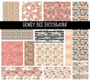 Honey Bee Doodle Patchwork Set