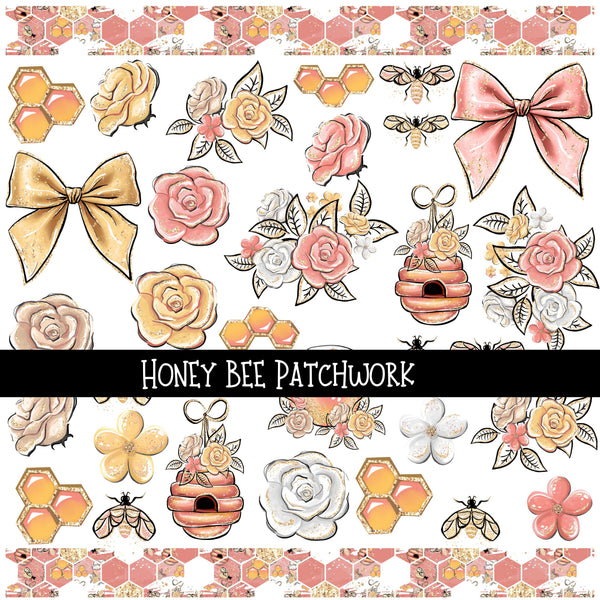 Honey Bee Doodle Patchwork Set – Kraft Craze