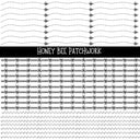 Honey Bee Doodle Patchwork Set