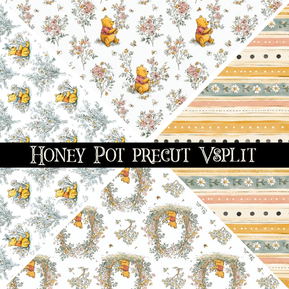 Honey Pot precut Vsplit 12x12 vinyl sheet