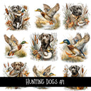 Hunting Dogs UV DTF Decal sheet 2 Designs to choose from