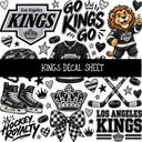 Kings UV DTF Decal sheet