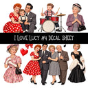 I Love Lucy UV DTF Decal sheets 13 Designs available