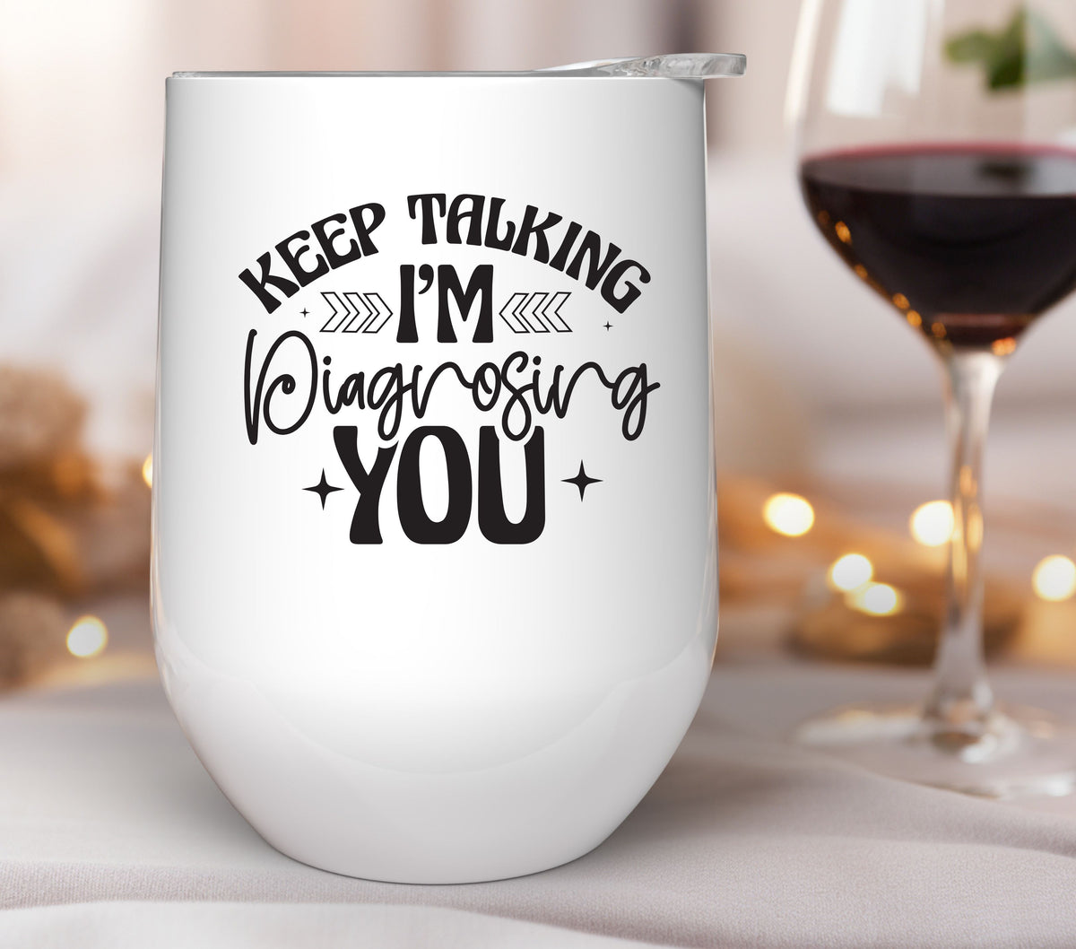 Keep Talking UV DTF Decals