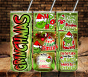I'm the problem Grinch vinyl tumbler wraps
